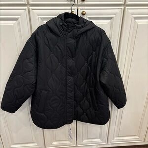 Zara Black Water-Repellent Jacket